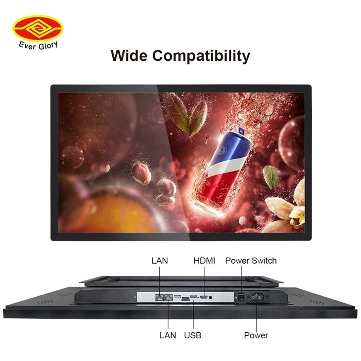 27 Inch Touch Screen Monitor Vertical Display Kiosk suppliers